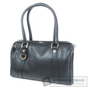 Gucci Abbey Ring Boston Shoulder Bag Black